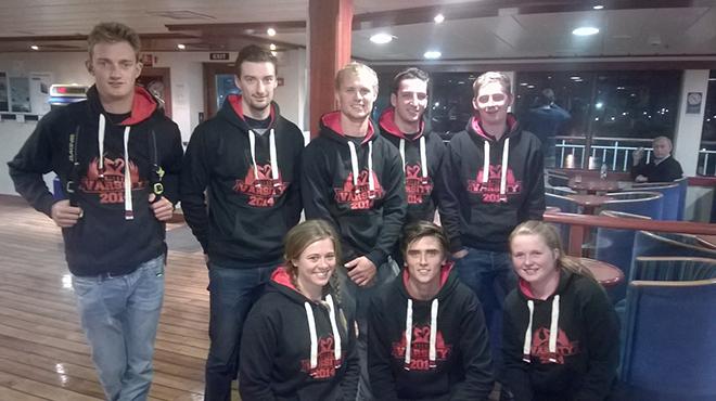 Team Wales on the Ferry to France yesterday  © Emily Wiltshire